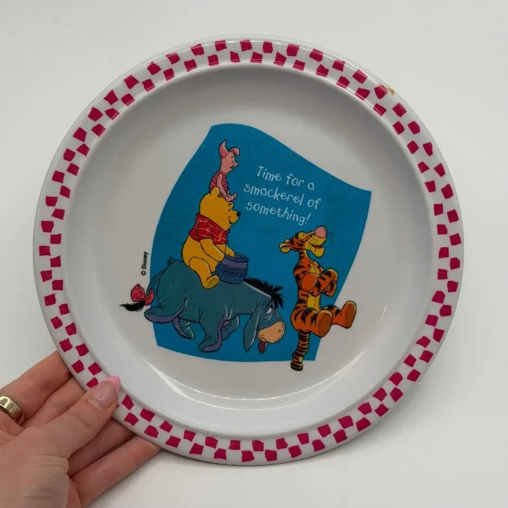 Vintage Winnie The Pooh Kids Plate